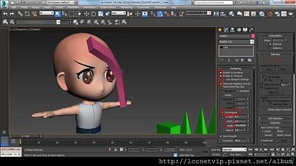 3ds Max動(dòng)漫風(fēng)格發(fā)型制作 數(shù)字動(dòng)漫造型的關(guān)鍵
