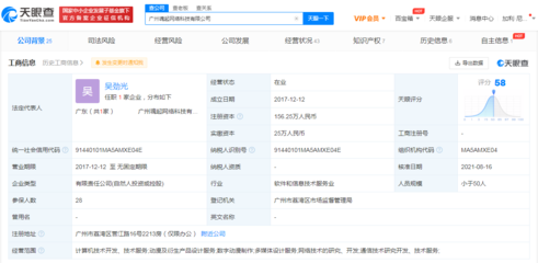 騰訊投資魂起網絡，數字動漫制作公司注冊資本增至156.25萬